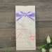 Pink and Purple Ribbon Wedding Invitation Designs